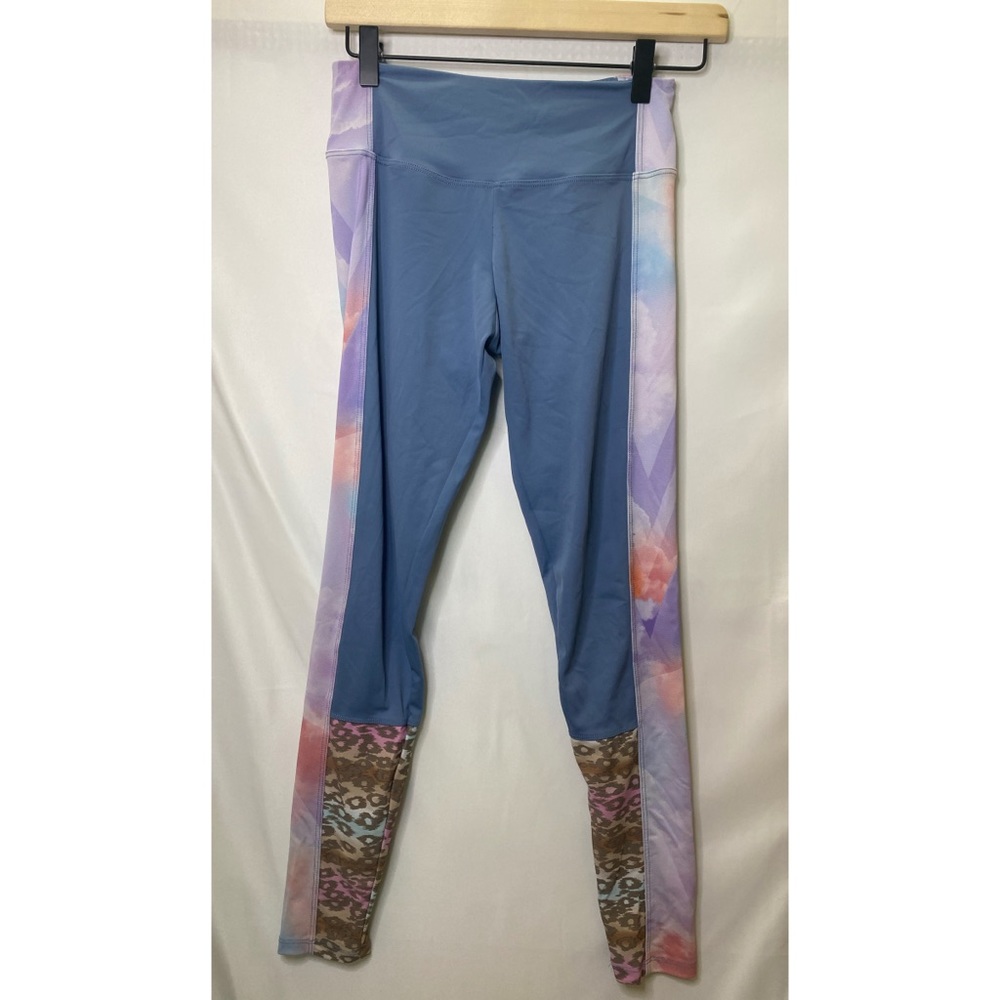 Onzie long length graphic leopard print legging XS